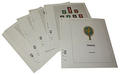 LIT132-90 - Philatélie 50 - feuilles pré imprimées pour timbres de France - marque LINDNER