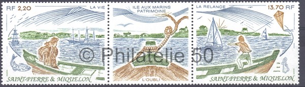 509A timbre de collection Saint-Pierre et Miquelon Philatélie 50 1989