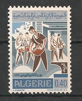 550 - Philatélie - Timbres de collection d'Algérie