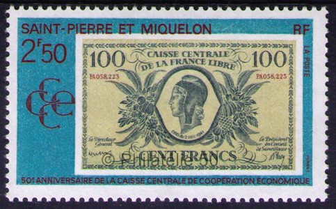 551 timbre de collection de Saint-Pierre et Miquelon 1991