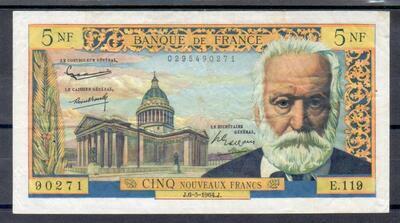 F-56-15 - Philatelie - billet de banque de France 5 francs