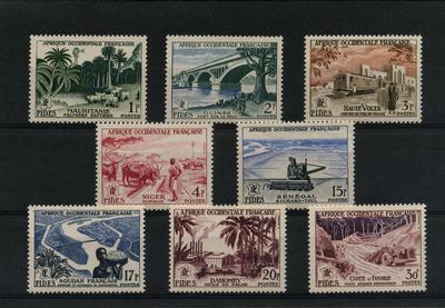 AOF 54-61 - Philatélie 50 - timbres d'Afrique Occidentale Française - timbres de colonies françaises avant indépendance - timbres de collection