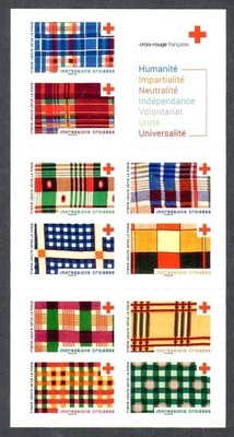 BC2123-1 - Philatelie - carnet de timbres de France Croix Rouge