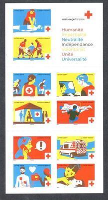 BC2266-1 - Philatelie - carnet de timbres de France Croix Rouge