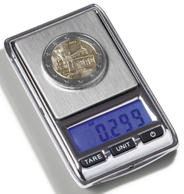 LE344222 - Philatélie 50 - Balance digitale LIBRA Mini - Matériel pour monnaies