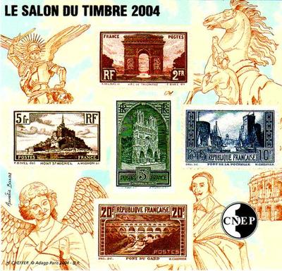 CNEP 41 - Philatelie - bloc CNEP - timbres de France de collection