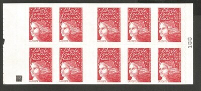 3085C1a - Philatélie - carnets de timbres de France avec variété N° Yvert et Tellier 3085 C1a - timbres de collection