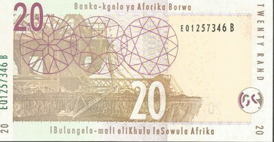 AFRISUDPK129b/bis - Philatélie - Billet de collection de la banque d'Afrique du Sud 129b - Billetophilie