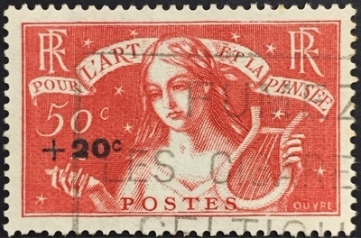 RF329O - Philatélie - Timbre de France n° Yvert et Tellier 329 oblitéré - Timbres de collection