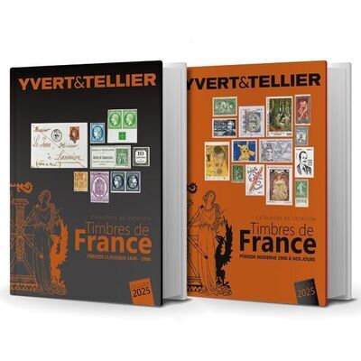 YT138545-2   - Philatelie - Catalogue Yvert et Tellier TOME 1 2025 - cotation des timbres de France