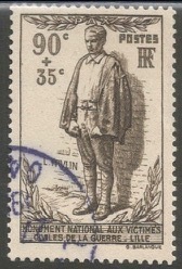 RF420 - Philatélie - Timbre de France n° Yvert et Tellier 420 oblitéré - Timbres de collection