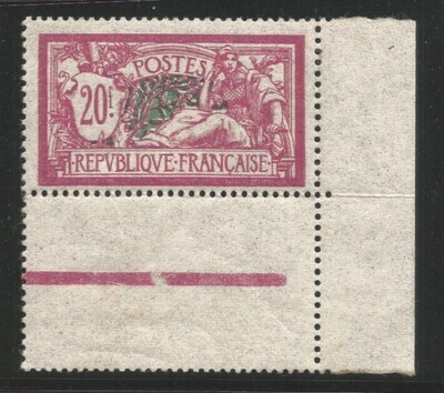 RF208coinfeuille - Philatelie - Timbre de France N° 208 coinfeuille avec BDF - Timbres de prestige