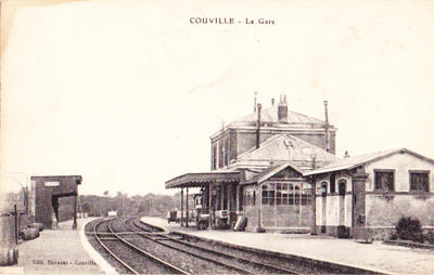 CP1 - philatelie 50 - carte postale ancienne couville