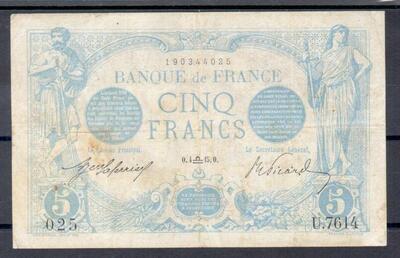 F2-31 - Philatelie - billet de banque de France