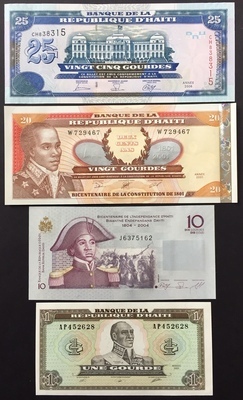 HAI4BILLETS - Philatelie - Billet de banque de Haiti - Billetophilie