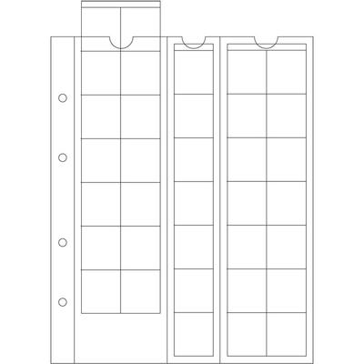 LE306013 - Philatélie - Recharges Optima 35 pièces - Pièces de monnaie de collection