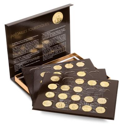 LE346746-2 - Philatelie - coffret pour médailles souvenirs