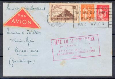 Lettre France Antilles - Philatelie - timbres sur lettre