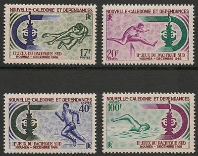 NCAL332-335 - Philatelie - Timbres de Nouvelle-Calédonie N° Yvert et Tellier 332 à 335 - Timbres de collection