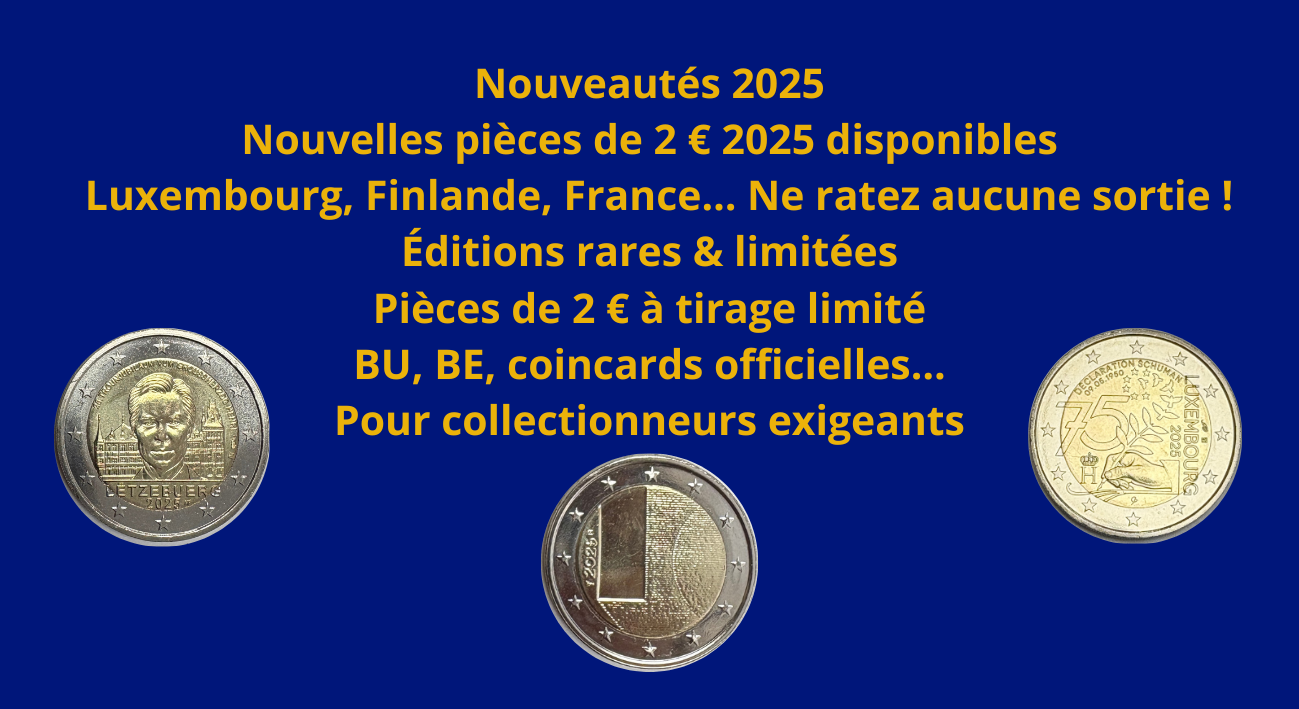 Philatélie 50, pièces de 2€