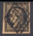 3b Obl - Philatelie - timbre de France Classique