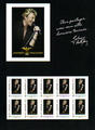 Bloc Johnny - Philatélie 50 - timbres de France autoadhésifs Johnny HALLYDAY - bloc collector - timbres de collection