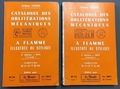 Obliterations Mecaniques A Flamme - Philatelie - Tomes 1 &amp; 2 Obliterations Mecaniques A Flamme