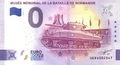 Mémorial Bataille Normandie - Philatélie 50 - Billet eurosouvenir