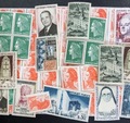 Timbres 0.30 F - Philatélie - lot de timbres en francs pour affranchissement