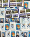 Timbres TVP Monde - Philatélie - lot de timbres de France pour affranchissement de courriers