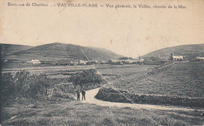 CPA50VAU17101520 - Philatelie - Cartophilie - Carte postale ancienne de Vauville-plage - Cartes postales ancienne de collection