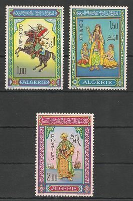 YT434-436 - Philatélie - Timbres de collection d'Algérie après indépendance