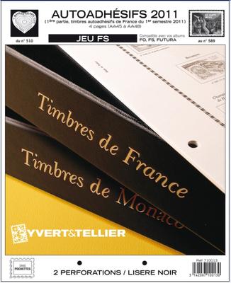 YT710013 - Philatélie 50 - jeux complémentaires 2011 Yvert et Tellier - matériel philatélique pour timbres de France de collection